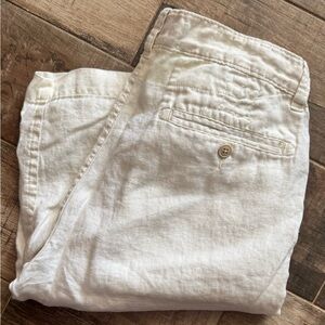 Penguin Men's White Linen Pants